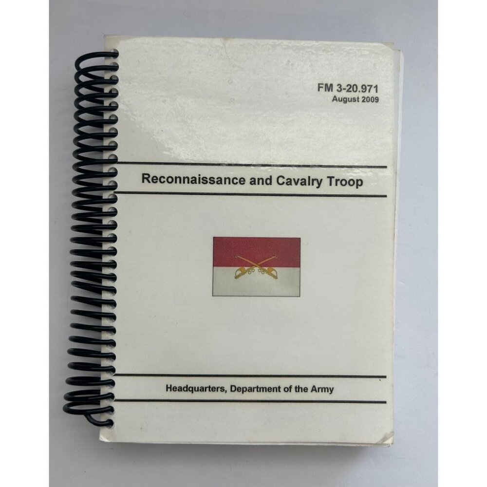 FM 3-20.971 Reconnaissance & Cavalry Troop Field Manual Army Military Platoons - Picture 1 of 6